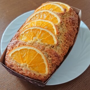 紅茶とオレンジのパウンドケーキ